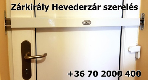 zárkirály hevederzár szerelés